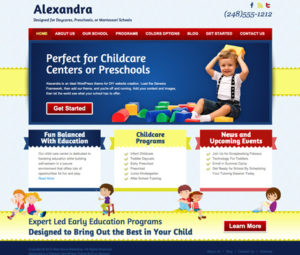 Alexandra Red Yellow Blue with Kids